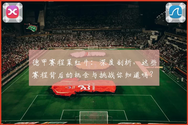 德甲赛程莱红牛：深度剖析，这些赛程背后的机会与挑战你知道吗？